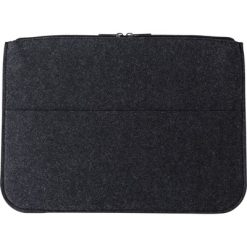 Etui na laptopa 14" z filcu RPET, teczka na dokumenty z nadrukiem Twojego logo, materiał: rpet, filc, kolor: grafitowy