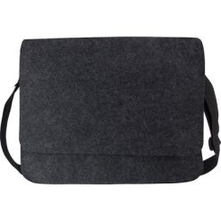 Torba na laptopa 15" z filcu RPET z nadrukiem Twojego logo, materiał: rpet, filc, kolor: grafitowy