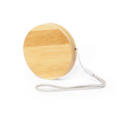 Kabel do ładowania i synchronizacji ze słomy pszenicznej, 3 adaptery w komplecie, bambusowe etui z zawieszką z nadrukiem Twojego logo, materiał: plastik, bambus, słoma pszeniczna, kolor: neutralny