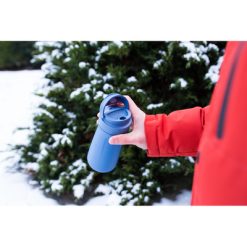 Kubek termiczny 450 ml Air Gifts | Zesha z nadrukiem Twojego logo, materiał: plastik, stal nierdzewna, stal, kolor: zielony