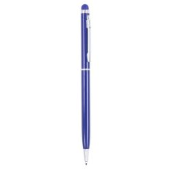Długopis, touch pen z nadrukiem Twojego logo, materiał: aluminium, kolor: niebieski