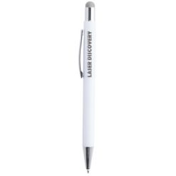 Długopis, touch pen z nadrukiem Twojego logo, materiał: aluminium, kolor: srebrny