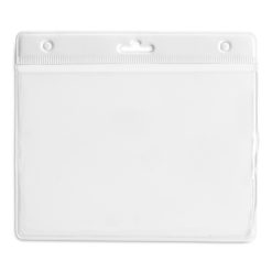 Identyfikator z nadrukiem Twojego logo, materiał: pvc, kolor: biały