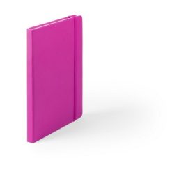 Notatnik A5 z nadrukiem Twojego logo, materiał: pu, kolor: fuksja