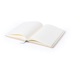 Notatnik ok. A6 z nadrukiem Twojego logo, materiał: karton, kolor: niebieski