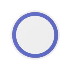 Ładowarka bezprzewodowa 5W z nadrukiem Twojego logo, materiał: plastik, kolor: niebieski