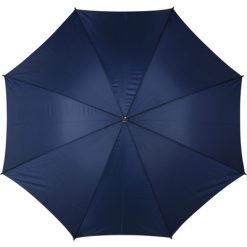 Parasol manualny z nadrukiem Twojego logo, materiał: metal, poliester, kolor: granatowy