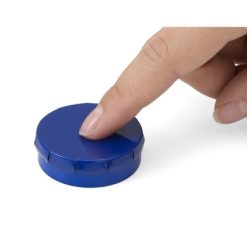 Miętówki bez cukru z nadrukiem Twojego logo, materiał: metal, kolor: granatowy