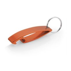 Brelok do kluczy, otwieracz do butelek z nadrukiem Twojego logo, materiał: aluminium, kolor: pomarańczowy