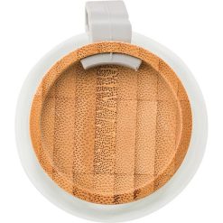 Szklana butelka 600 ml z nadrukiem Twojego logo, materiał: bambus, szkło, kolor: brązowy