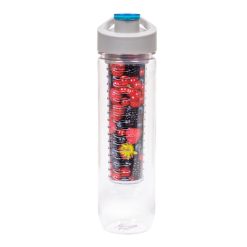 Butelka sportowa 800 ml Air Gifts | Frank z nadrukiem Twojego logo, materiał: pp, tritan, kolor: niebieski