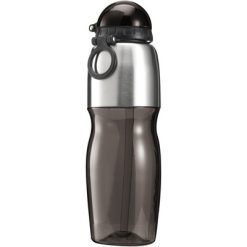Butelka sportowa 800 ml z nadrukiem Twojego logo, materiał: plastik, stal nierdzewna, stal, kolor: szary