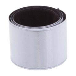 Opaska zwijana | May z nadrukiem Twojego logo, materiał: metal, welur, pvc, kolor: srebrny