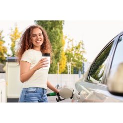 Kubek termiczny 330 ml Air Gifts | Stephanie z nadrukiem Twojego logo, materiał: plastik, stal nierdzewna, stal, kolor: biały