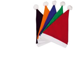 Czapka świąteczna z nadrukiem Twojego logo, materiał: poliester, kolor: czarny