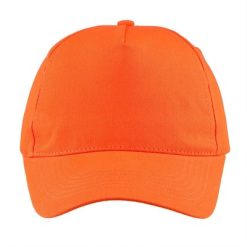 Czapka z daszkiem | Joseph z nadrukiem Twojego logo, materiał: bawełna, kolor: pomarańczowy