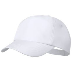 Czapka z daszkiem RPET z nadrukiem Twojego logo, materiał: poliester, rpet, kolor: biały
