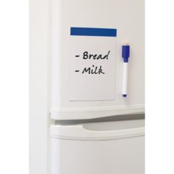 Tablica do pisania z magnesem na lodówkę, pisak, gumka z nadrukiem Twojego logo, materiał: papier, pp, magnes, kolor: granatowy