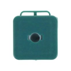 Temperówka "kosz na śmieci" z nadrukiem Twojego logo, materiał: plastik, ps, kolor: zielony