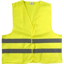 Kamizelka z nadrukiem Twojego logo, materiał: poliester, kolor: żółty