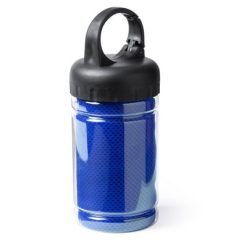 Ręcznik chłodzący z nadrukiem Twojego logo, materiał: poliester, nylon, kolor: granatowy