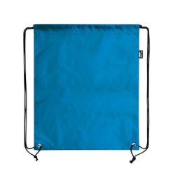 Worek ze sznurkiem RPET z nadrukiem Twojego logo, materiał: poliester, rpet, kolor: błękitny