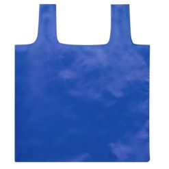 Torba RPET na zakupy, składana z nadrukiem Twojego logo, materiał: poliester, rpet, kolor: niebieski