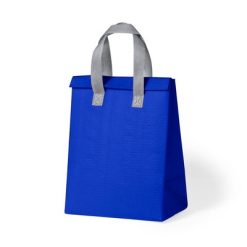 Torba termoizolacyjna z nadrukiem Twojego logo, materiał: aluminium, non-woven, kolor: niebieski