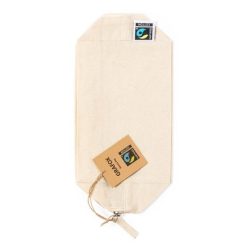 Bawełniana kosmetyczka z nadrukiem Twojego logo, materiał: bawełna, kolor: neutralny