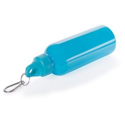 Butelka sportowa 600 ml z nadrukiem Twojego logo, materiał: ps, kolor: błękitny