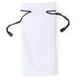 Pokrowiec na okulary z nadrukiem Twojego logo, materiał: poliester, kolor: biały