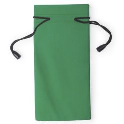 Pokrowiec na okulary z nadrukiem Twojego logo, materiał: poliester, kolor: zielony