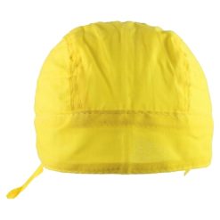 Chusta na głowę z nadrukiem Twojego logo, materiał: poliester, bawełna, kolor: żółty