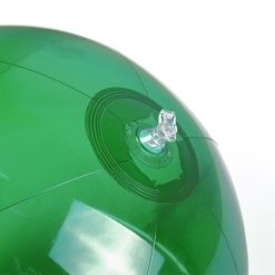 Dmuchana piłka plażowa z nadrukiem Twojego logo, materiał: pvc, kolor: zielony