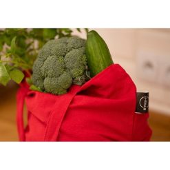 Torba z bawełny z recyklingu i poliestru z recyklingu na zakupy B'RIGHT | Porter z nadrukiem Twojego logo, materiał: poliester, bawełna, kolor: biały