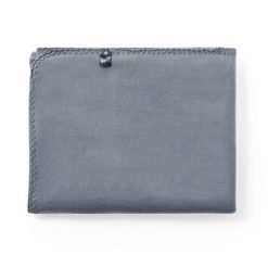 Koc RPET z nadrukiem Twojego logo, materiał: poliester, rpet, kolor: szary