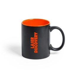 Kubek ceramiczny 350 ml z nadrukiem Twojego logo, materiał: ceramika, kolor: pomarańczowy