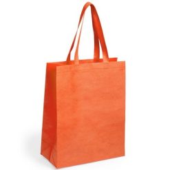 Torba na zakupy z nadrukiem Twojego logo, materiał: non-woven, kolor: pomarańczowy