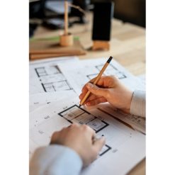 Bambusowy "wieczny" ołówek B'RIGHT | Marathon z nadrukiem Twojego logo, materiał: bambus, kolor: drewno