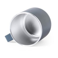 Metalowy kubek 350 ml z nadrukiem Twojego logo, materiał: stal nierdzewna, stal, kolor: granatowy