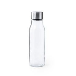 Szklana butelka 550 ml z nadrukiem Twojego logo, materiał: szkło, stal nierdzewna, stal, szkło borokrzemowe, kolor: neutralny