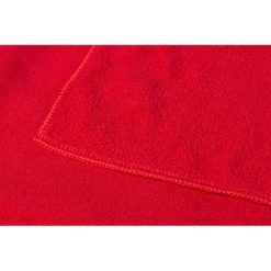 Ręcznik z nadrukiem Twojego logo, materiał: mikrofibra, kolor: czerwony