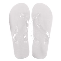 Klapki z nadrukiem Twojego logo, materiał: pvc, eva, kolor: biały