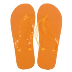 Klapki z nadrukiem Twojego logo, materiał: pvc, eva, kolor: pomarańczowy