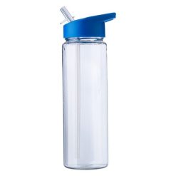 Butelka sportowa 750 ml z RPET z nadrukiem Twojego logo, materiał: plastik, guma, rpet, kolor: niebieski