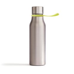 Butelka termiczna 450 ml VINGA Lean z nadrukiem Twojego logo, materiał: stal nierdzewna, stal, kolor: zielony