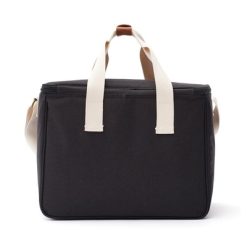 Koszyk termoizolacyjny VINGA Sortino RPET z nadrukiem Twojego logo, materiał: poliester, kolor: czarny