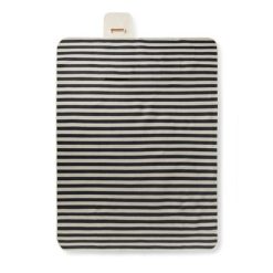 Koc piknikowy VINGA Alba RPET GRS z nadrukiem Twojego logo, materiał: poliester, peva, kolor: czarny