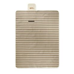 Koc piknikowy VINGA Alba RPET GRS z nadrukiem Twojego logo, materiał: poliester, peva, kolor: brązowy