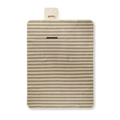 Koc piknikowy VINGA Alba RPET GRS z nadrukiem Twojego logo, materiał: poliester, peva, kolor: brązowy